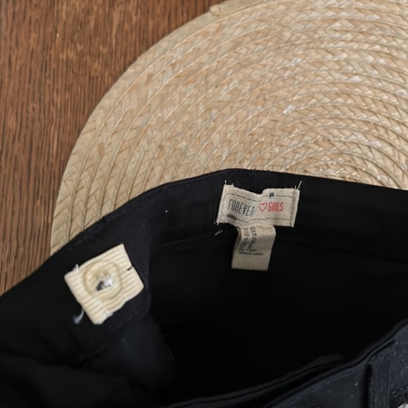 Forever21 Girls Black Skinny Pants Size 5/6 - Picture 5 of 10